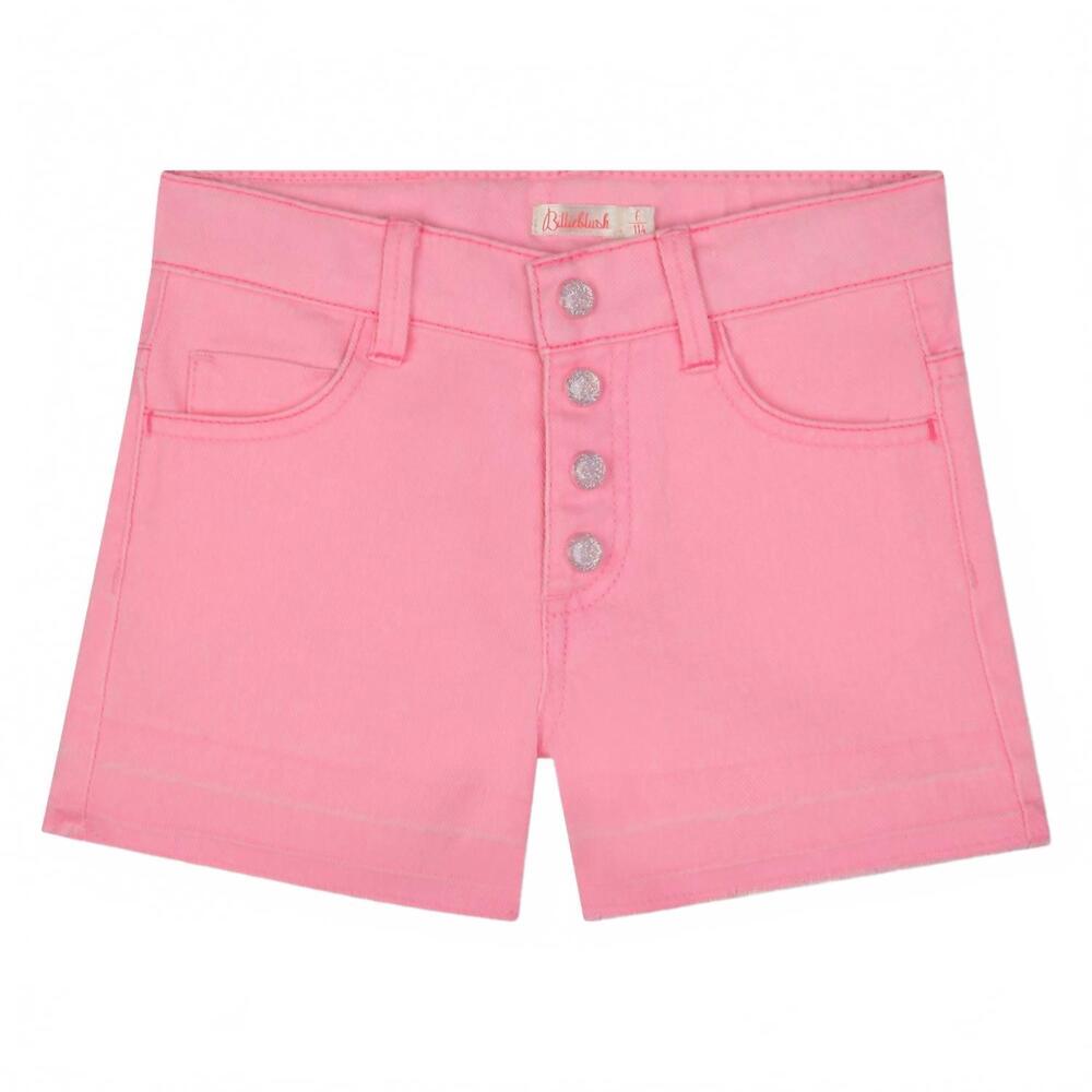 NEW BILLIEBLUSH girl's jean shorts in pink denim